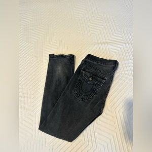 TRUE RELIGION “RICKY” JEANS. Size 32 BLACK
